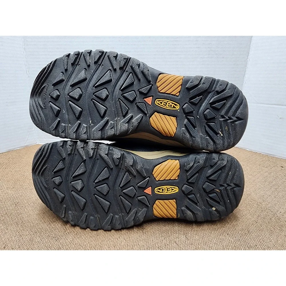 Keen Kids Boys Targhee Mid Waterproof Boots Youth Size 4 Hiking Shoes,Comfort